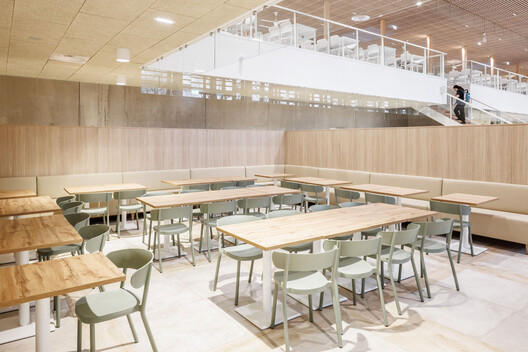 CROUS student restaurant / BPM Architectes - Interior Photography, Dining room, Wood, Chair