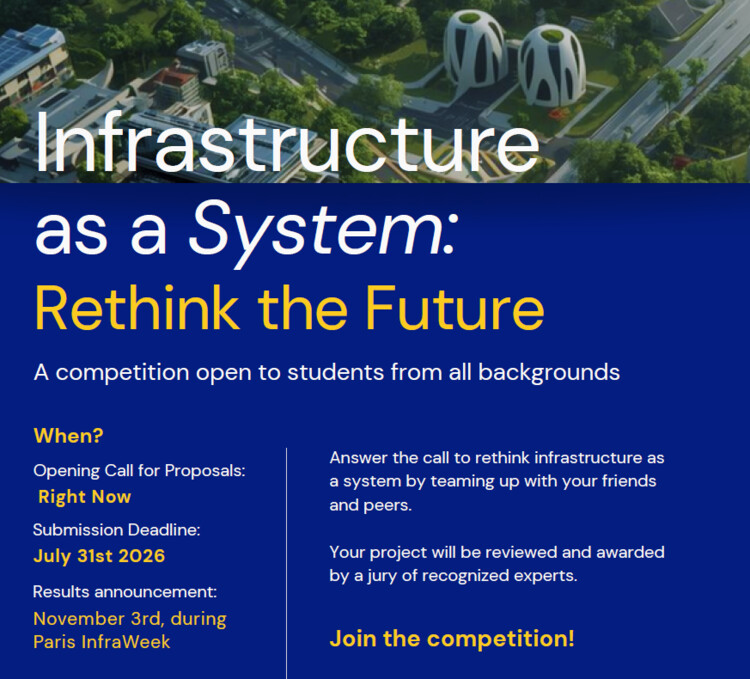 "Infrastructure as a System" : A contest opened to all students - Featured Image