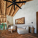 Villa CORA – Casa de bambú en Tulum / terrAurea studio - Fotografía interior, Casas, Fijación Vigas