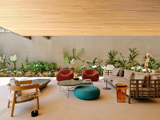 Lego House / Fernanda Marques Arquitetos Associados - Interior Photography, Living Room, Wood, Sofa, Chair