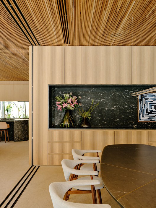 Lego House / Fernanda Marques Arquitetos Associados - Interior Photography, Wood, Table, Lighting, Chair