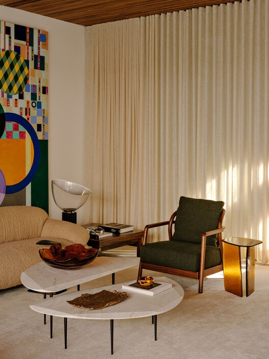 Lego House / Fernanda Marques Arquitetos Associados - Interior Photography, Living Room, Wood, Lighting, Chair