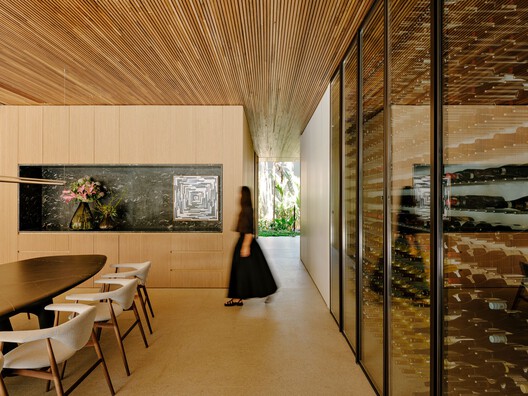 Lego House / Fernanda Marques Arquitetos Associados - Interior Photography, Dining room, Wood, Lighting, Chair
