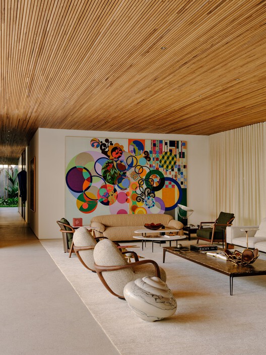 Lego House / Fernanda Marques Arquitetos Associados - Interior Photography, Living Room, Wood, Chair