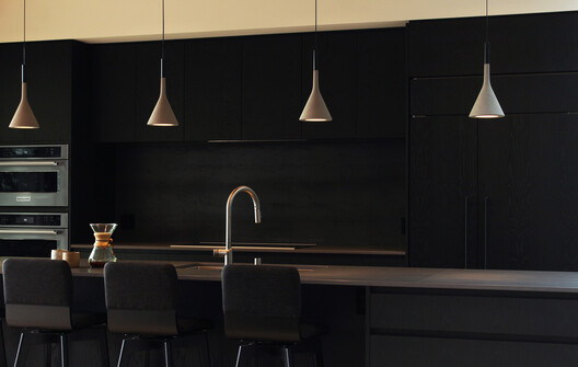 Hilltop House  / W O V E N Architecture and Design - Interior Photography, Kitchen, Wood, Lighting, Countertop, Glass