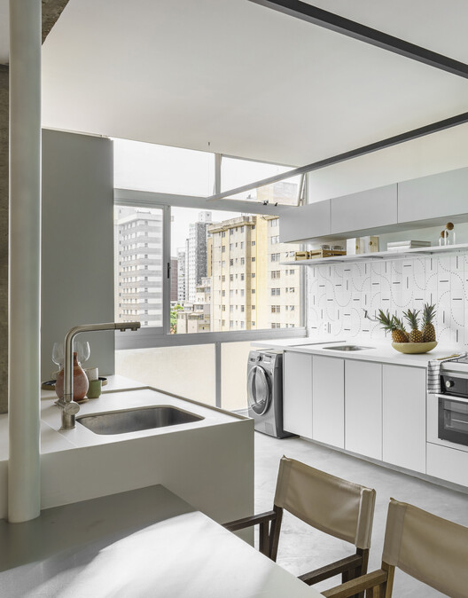 EA Apartment / Piacesi Arquitetos Associados EA Apartment / Piacesi Arquitetos Associados - Interior Photography, Kitchen, Countertop, Sink