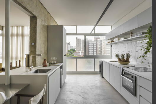EA Apartment / Piacesi Arquitetos Associados EA Apartment / Piacesi Arquitetos Associados - Interior Photography, Kitchen, Countertop, Sink