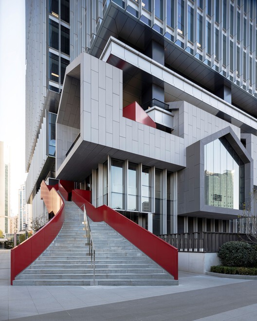Jing'An Investment Center / Nikken Sekkei - Exterior Photography