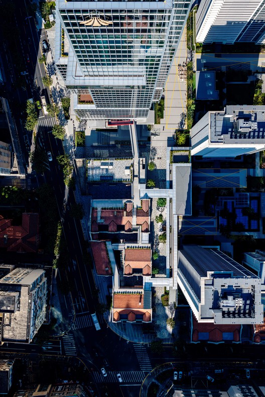 Jing'An Investment Center / Nikken Sekkei - Exterior Photography, Cityscape, Aerial View Photography