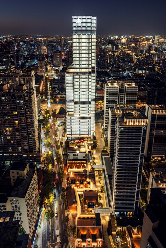 Jing'An Investment Center / Nikken Sekkei - Exterior Photography, Cityscape