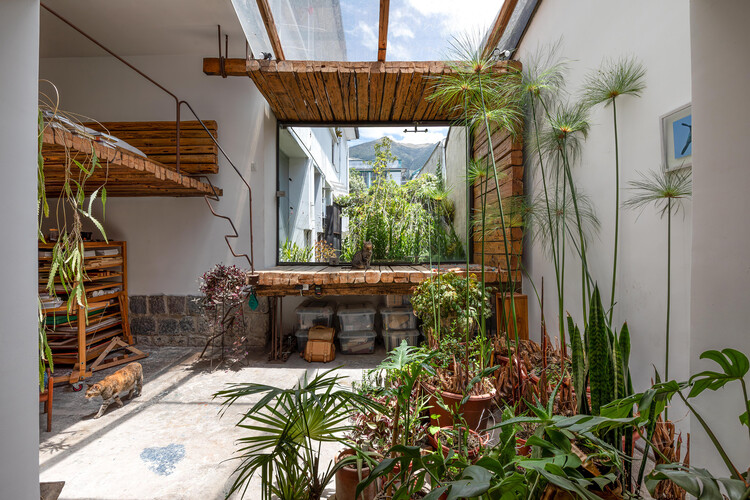 La Casa de las Maywas / La Cabina de la Curiosidad - Fotografía interior, Madera, Fijación Vigas