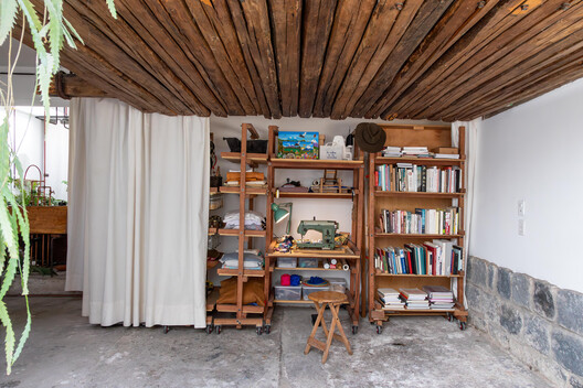 The House of the Maywas / La Cabina de la Curiosidad - Interior Photography, Closet, Wood, Shelving, Beam