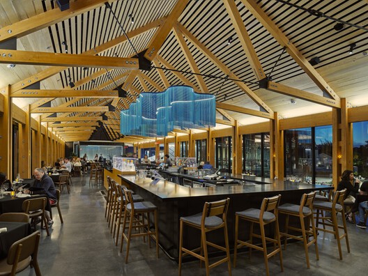 Resort Guest Amenities Building / Poik Stanley Wilcox Architects - Interior Photography, Chair, Beam