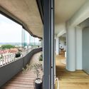 Telekom Tower, Konstanz / Sauerbruch Hutton  - Interior Photography, Adaptive Reuse, Balcony