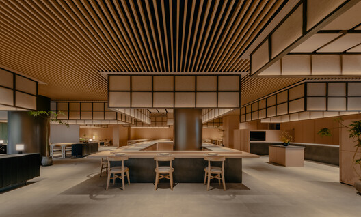Beijing Foresky Community Center / PLAT ASIA - Interior Photography, Wood