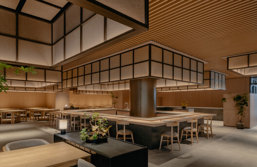 Beijing Foresky Community Center / PLAT ASIA - Interior Photography, Kitchen, Wood