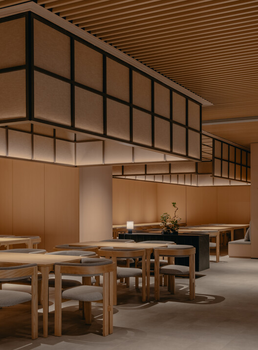 Beijing Foresky Community Center / PLAT ASIA - Interior Photography, Dining room, Wood