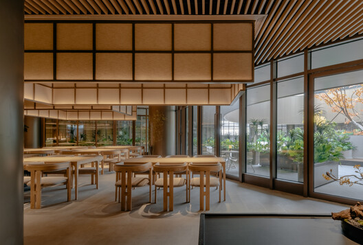 Beijing Foresky Community Center / PLAT ASIA - Interior Photography, Dining room, Wood