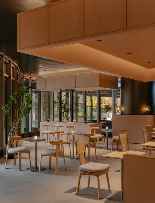 Beijing Foresky Community Center / PLAT ASIA - Interior Photography, Dining room, Wood, Chair
