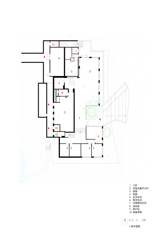Clustered Rocks Court & Floating Leaf Pavilion / Atelier Z+ Clustered Rocks Court & Floating Leaf Pavilion / Atelier Z+ - Image 30 of 48