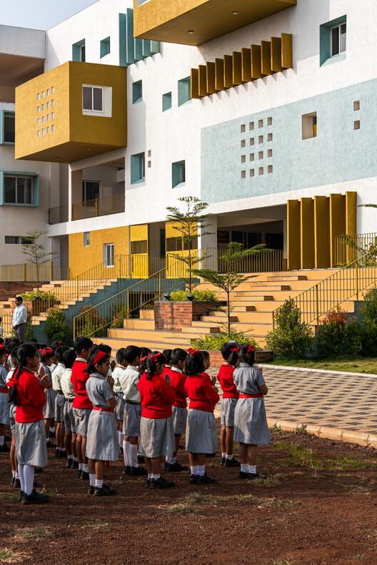 KLE School, Sankeshwar  / Shreyas Patil Architects - Exterior Photography
