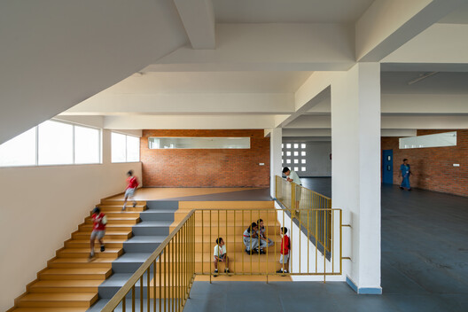 KLE School, Sankeshwar  / Shreyas Patil Architects - Interior Photography, Stairs