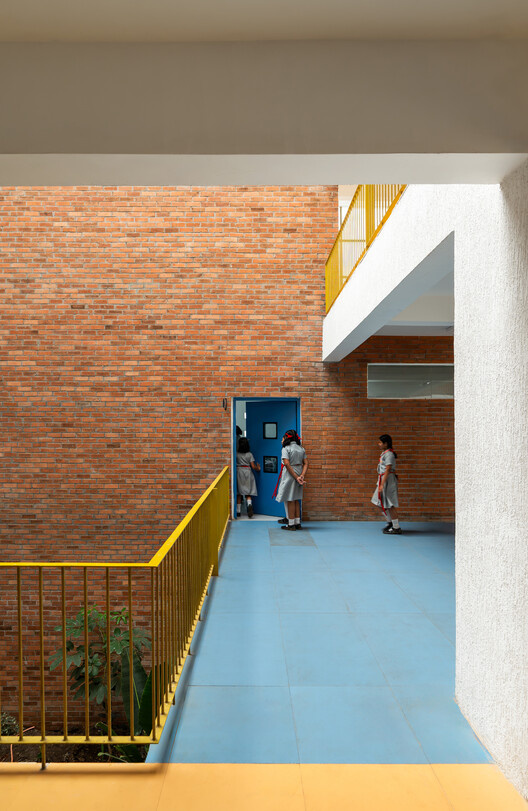 KLE School, Sankeshwar  / Shreyas Patil Architects - Interior Photography, Brick