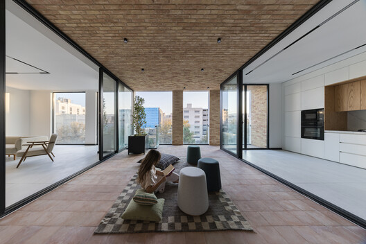 Bahār Residential Building / DIM Architecture Studio Bahār Residential Building / DIM Architecture Studio - Interior Photography, Living Room