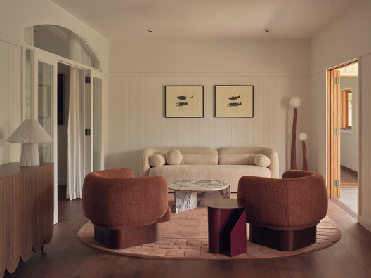 Riverton House / Alexandra Buchanan Architecture - Interior Photography, Living Room, Wood, Lighting