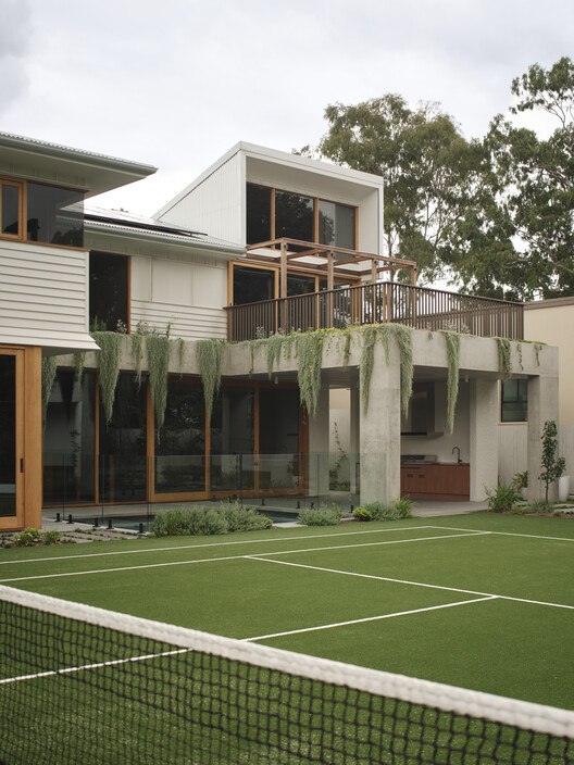 Riverton House / Alexandra Buchanan Architecture - Exterior Photography, Wood, Garden, Courtyard