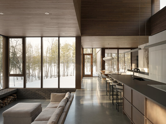 Breathe Lodge Residence / Jérôme Lapierre Architecte Breathe Lodge Residence / Jérôme Lapierre Architecte - Interior Photography, Wood, Chair