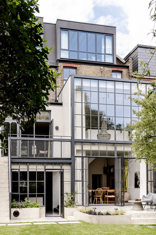 House of Panes / Matthew Giles Architects - Exterior Photography, Door, Balcony