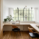 House of Panes / Matthew Giles Architects - Interior Photography, Renovation, Bathroom, Table, Chair, Lighting