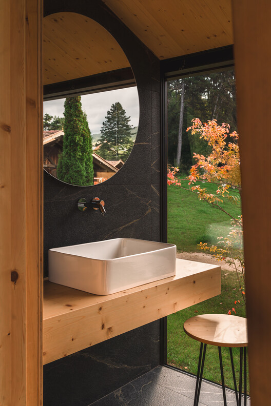Pineta Nature Resort / MICHELE SICHER ARCHITETTO Pineta Nature Resort / MICHELE SICHER ARCHITETTO - Interior Photography, Bathroom, Wood, Sink