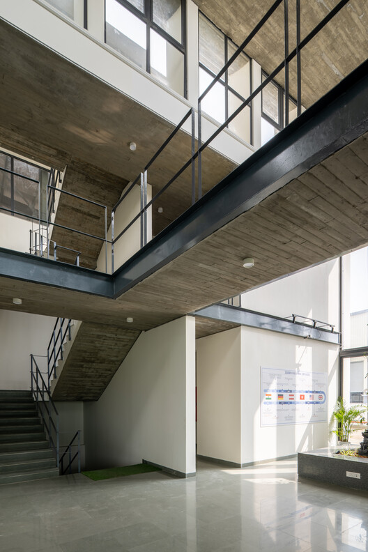 JASH  Factory  / KSM Architecture - Interior Photography, Glass, Handrail