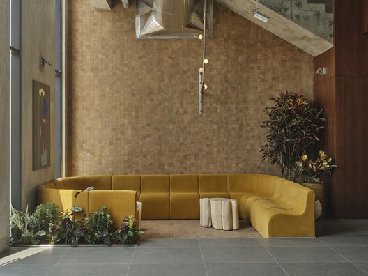 The Grove Al Ain / shell+core - Interior Photography, Wood, Concrete, Chair