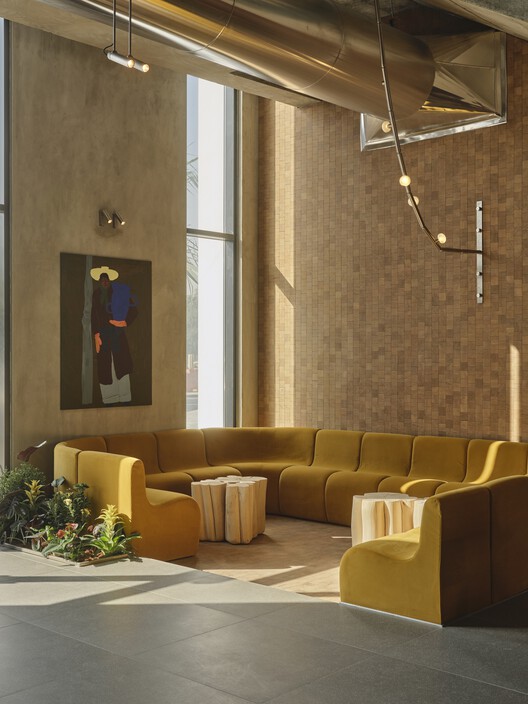 The Grove Al Ain / shell+core - Interior Photography, Wood, Sofa, Chair