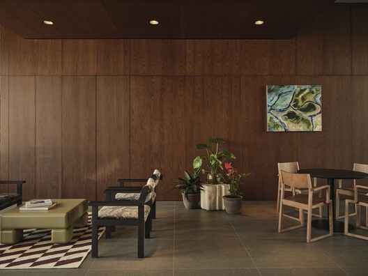 The Grove Al Ain / shell+core - Interior Photography, Wood, Table, Chair