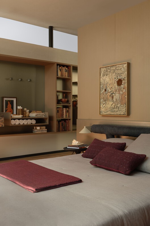 Brastemp House / Bezerra Panobianco - Interior Photography, Living Room, Bed, Bedroom, Wood, Lighting