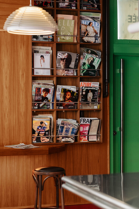 Bar Edicola / MRDK Bar Edicola / MRDK - Interior Photography, Closet, Wood, Shelving, Chair