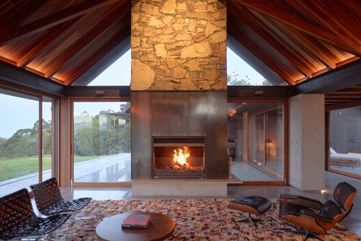 Saddleback Mountain House / Casey Brown Architecture - Interior Photography, Wood, Beam, Chair