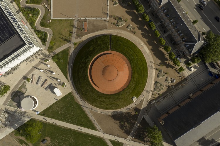 As Seen Below – The Dome, a Skyspace / James Turrell + SHL - Installation