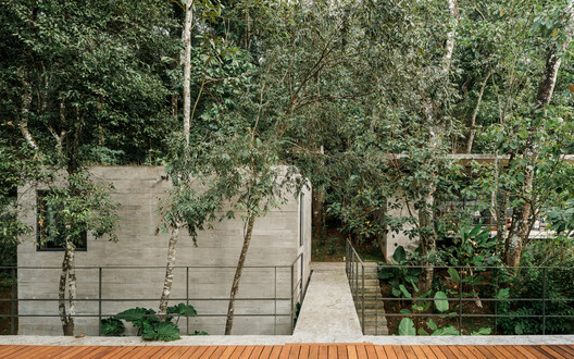Cantareira Modules / Terra e Tuma Arquitetos Associados - Exterior Photography, Wood, Stairs