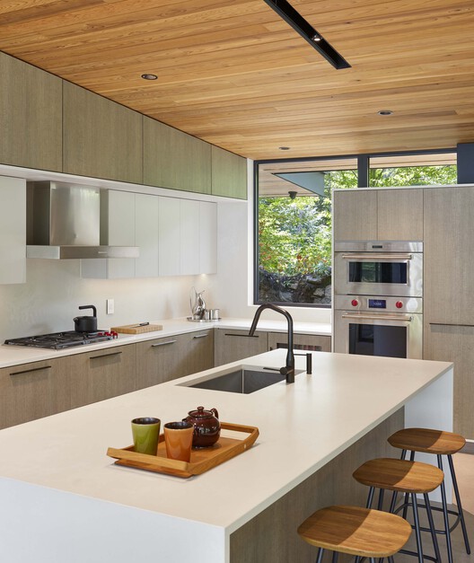 Percy Lake Cottage / Michael Taylor Architecture + Design Percy Lake Cottage / Michael Taylor Architecture + Design - Interior Photography, Kitchen, Countertop, Wood