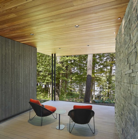 Percy Lake Cottage / Michael Taylor Architecture + Design Percy Lake Cottage / Michael Taylor Architecture + Design - Interior Photography, Wood, Chair, Deck