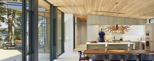 Percy Lake Cottage / Michael Taylor Architecture + Design Percy Lake Cottage / Michael Taylor Architecture + Design - Interior Photography, Wood, Chair, Beam