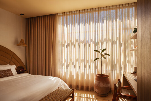 El Molino Residential Development / FAMM Arquitectura El Molino Residential Development / FAMM Arquitectura - Interior Photography, Bedroom, Wood, Lighting, Bed