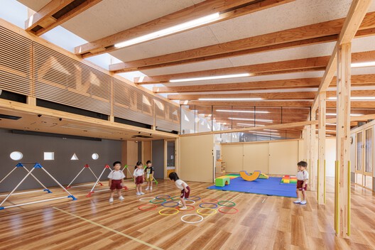 Kurashiki Central Hospital Miwa Nursery School / Nikken Sekkei Kurashiki Central Hospital Miwa Nursery School / Nikken Sekkei - Interior Photography, Wood