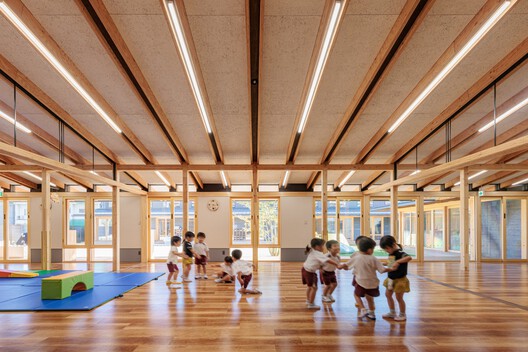 Kurashiki Central Hospital Miwa Nursery School / Nikken Sekkei Kurashiki Central Hospital Miwa Nursery School / Nikken Sekkei - Interior Photography, Wood