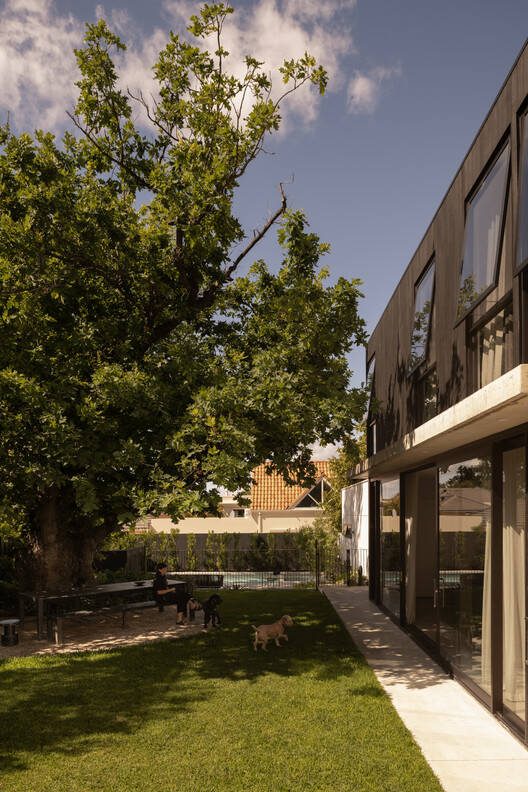 Shou Sugi Ban House / Sandy Anghie Architect - Exterior Photography, Courtyard